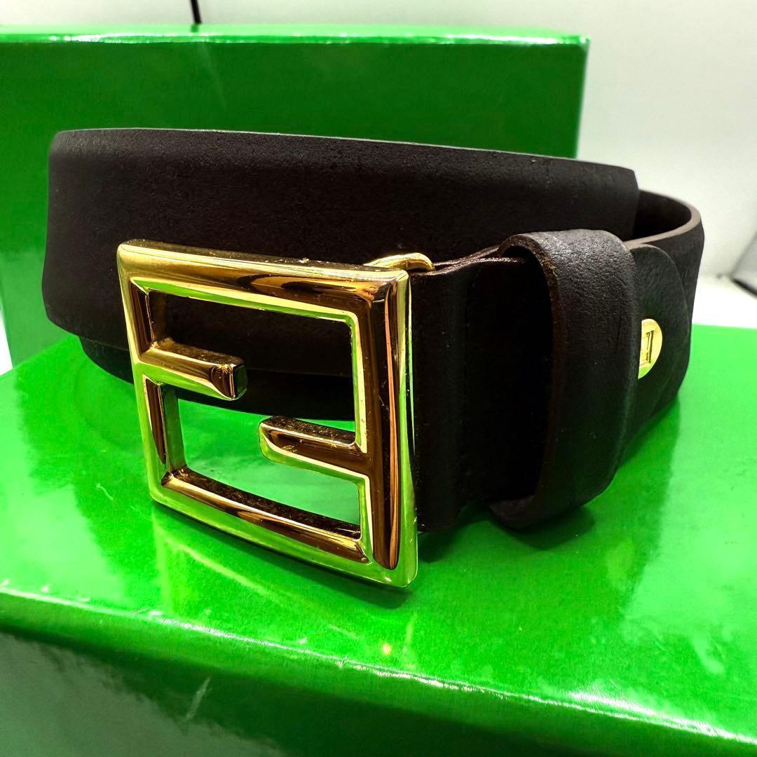 【美品✨】フェンディ ベルト ズッカ柄 ゴールド金具 レザー ブラウン 楽天市場】【中古】FENDI ベルト レザー ブラウン ゴールド金具