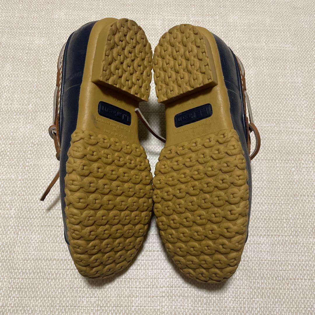[極美品]L.L.BEAN BEAN BOOTS ビーンブーツ モック 紺茶色