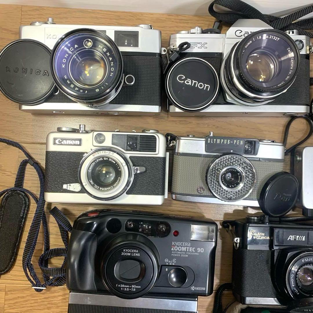ジャンク品】レトロ フィルムカメラ 10台まとめ - メルカリ