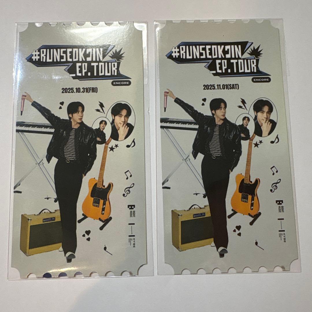 RUNSEOKJIN EP TOUR アンコン会場限定トレカBTSジン - メルカリ