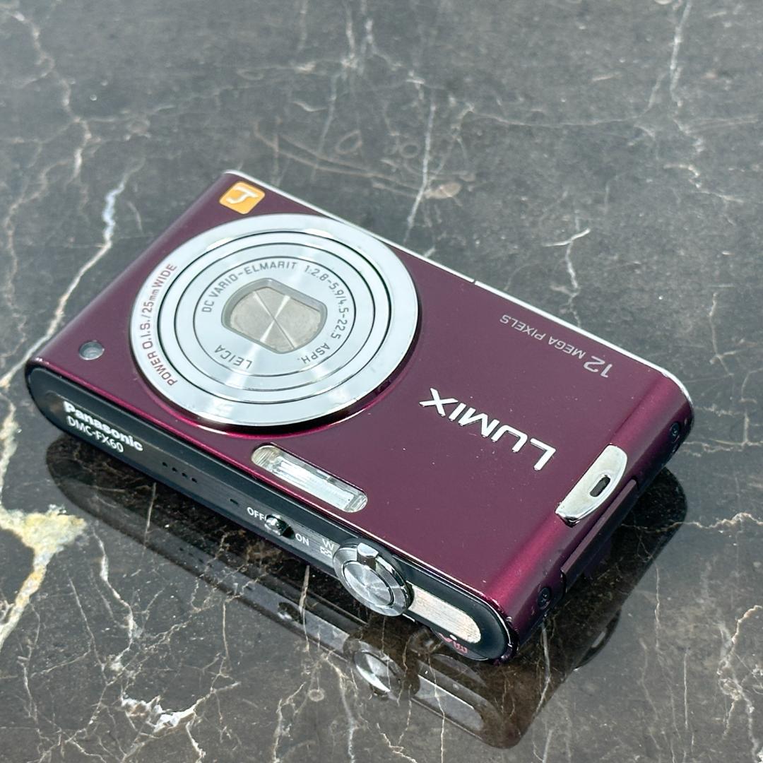 ケース付き】Panasonic LUMIX DMC-FX60 バイオレットの通販はau PAY