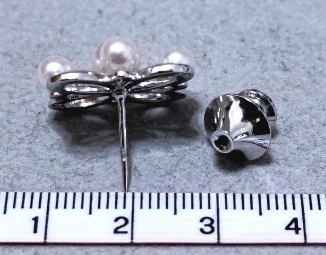 MIKIMOTO ミキモト パール真珠 SILVER ピンバッジ 40450 - メルカリ