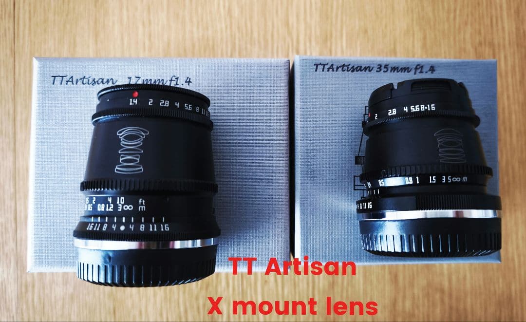TT-Artisan 17mm F1.4 Xと35mm F1.4　良品廉価 焦点工房 / マウントアダプター専門店