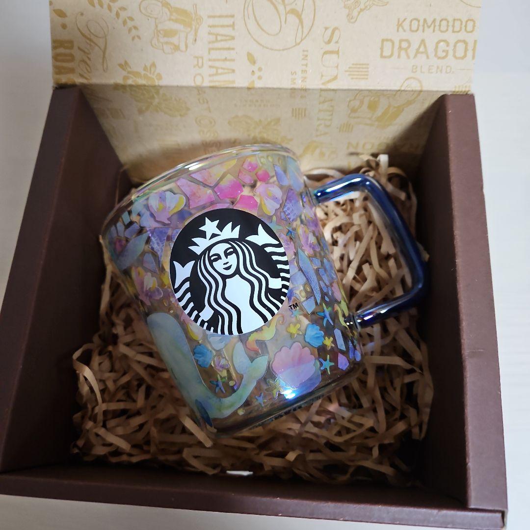 スターバックス 耐熱グラス マグカップ プリズム くじら - メルカリ