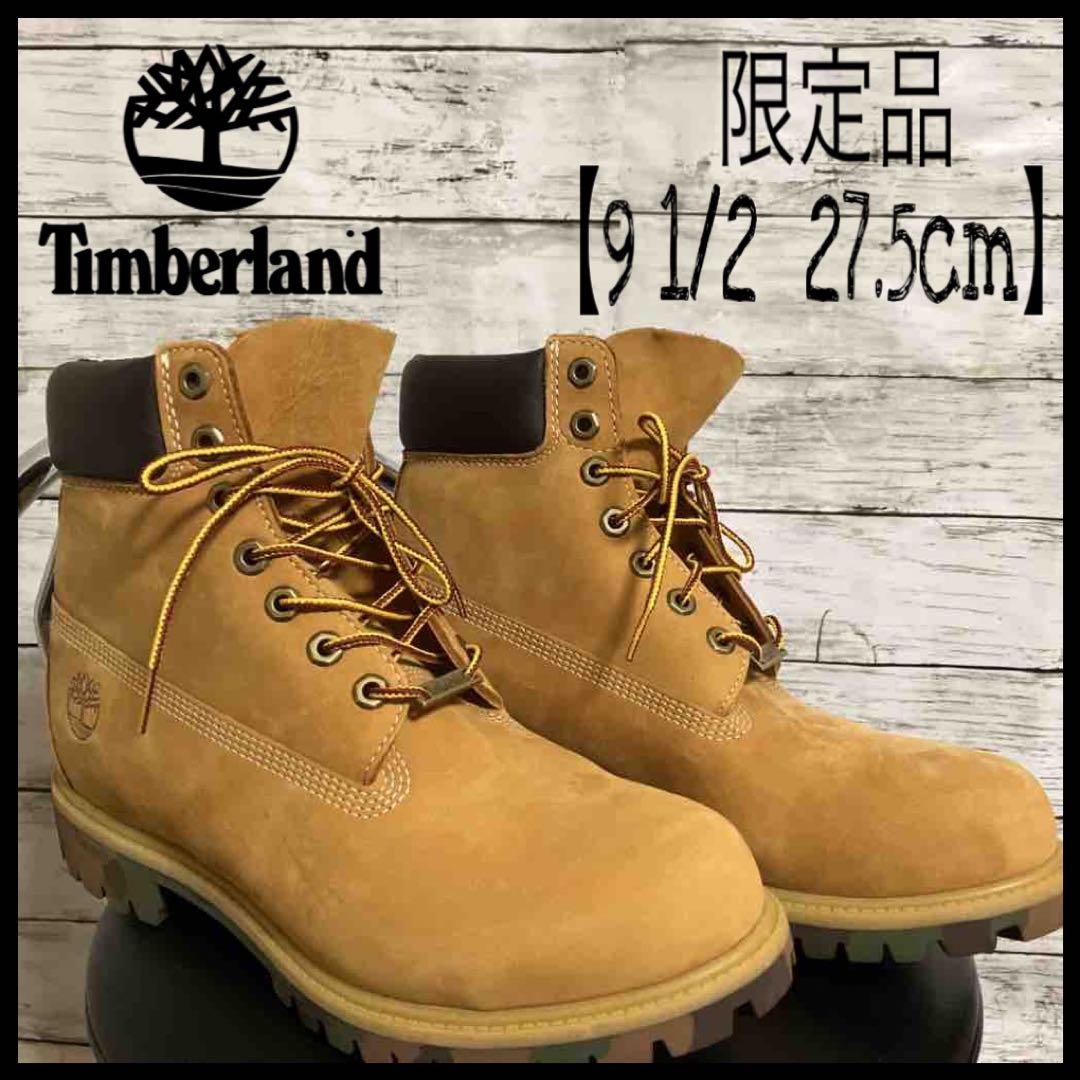 美中古】ティンバーランド 6インチ プレミアム ブーツ カモアウト