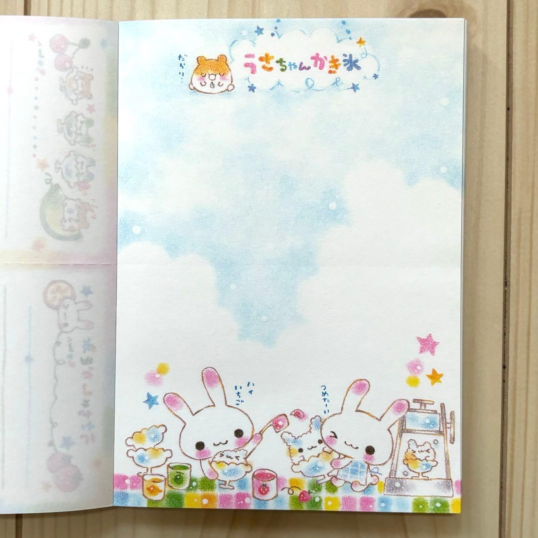 平成レトロ】うさちゃん かき氷 メモ帳 カミオジャパン - メルカリ