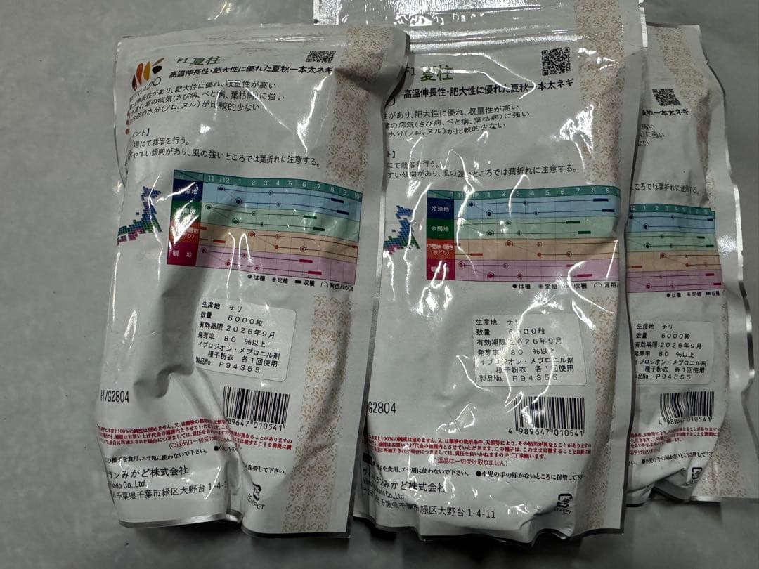 ネギ種子 夏柱 6000粒 有効期限26年9月 - メルカリ