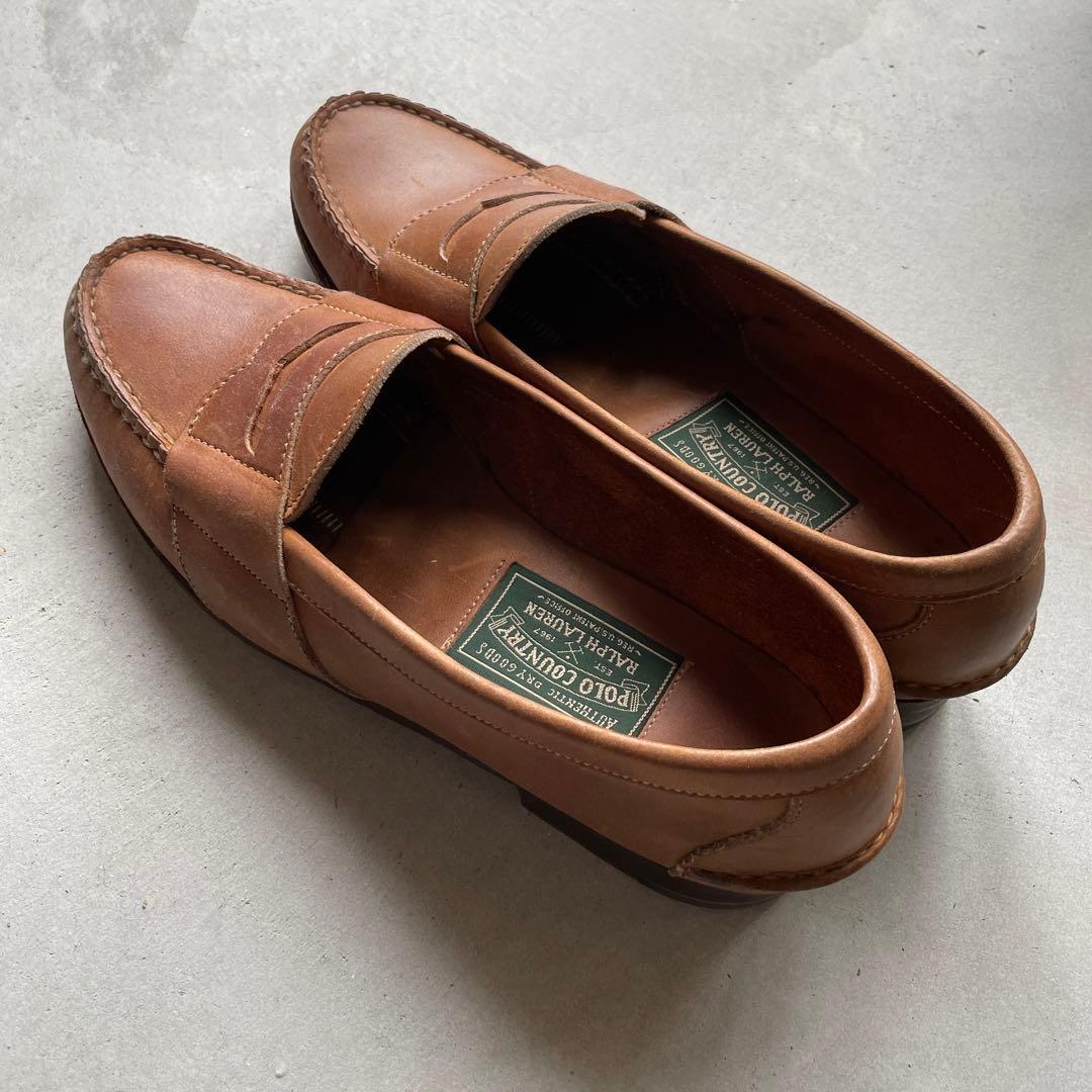POLO COUNTRY ブラウン　ローファー　26.5〜27.0cm