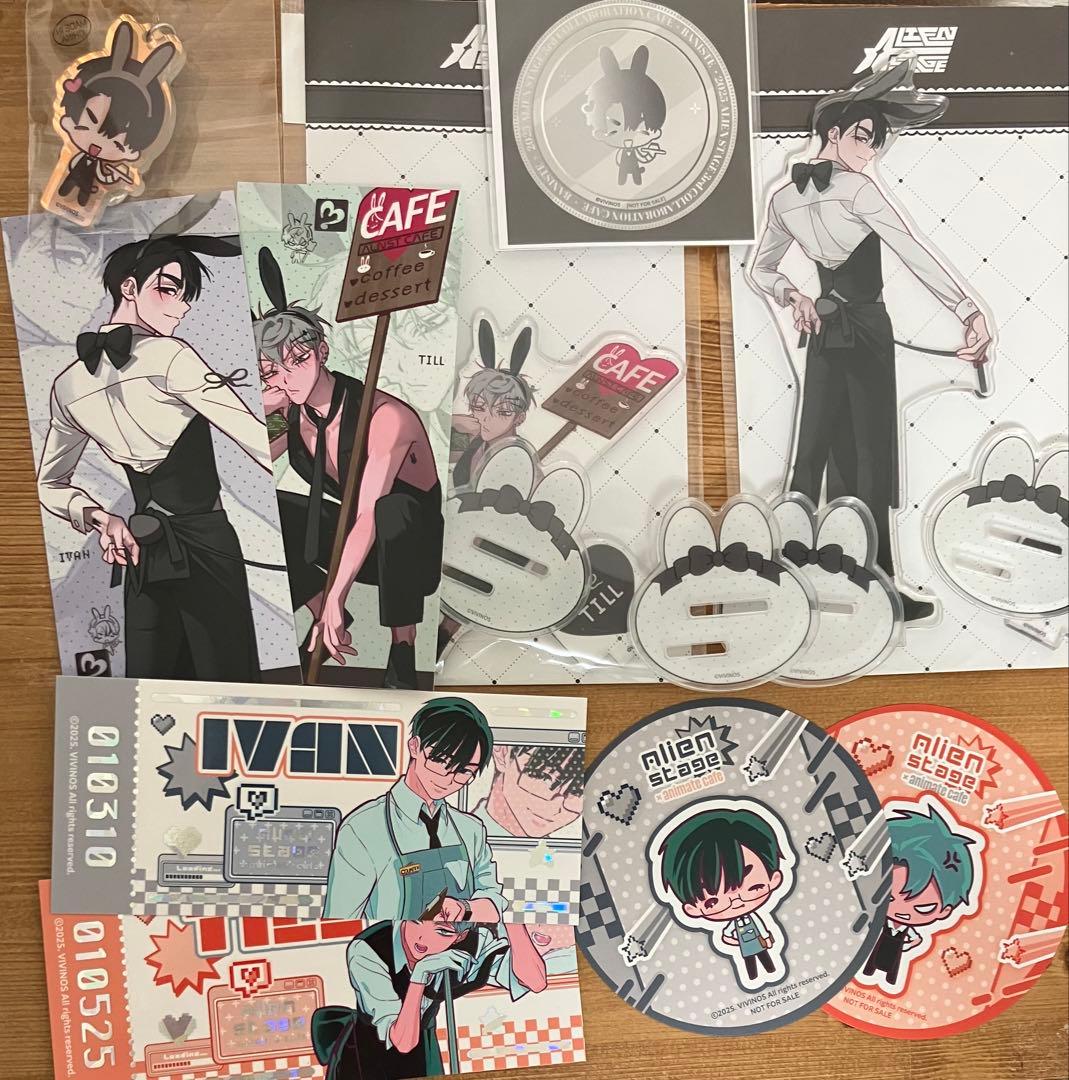 エイリアンステージ 韓国カフェ 三周年 イヴァン ティル アニメイト