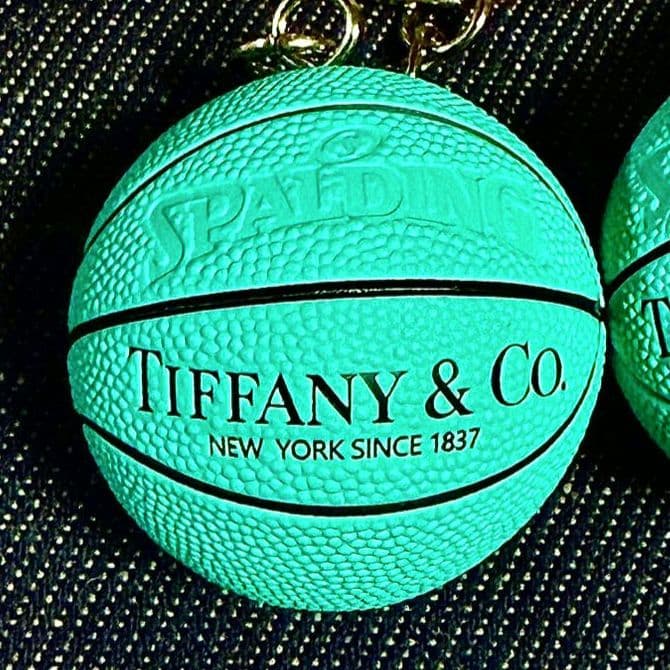 Tiffany ティファニー キーホルダ バスケットボール スポルディング 1