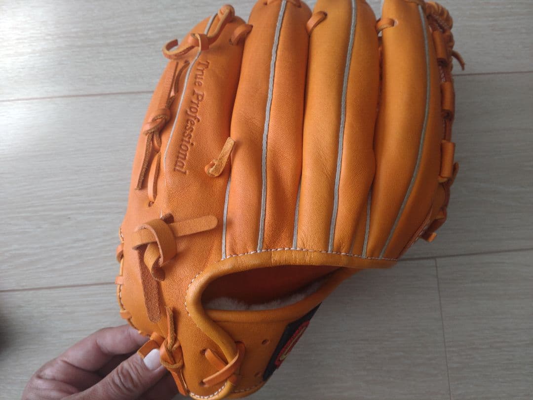 久保田スラッガー L7 野球グローブ 右投げ オレンジ - メルカリ