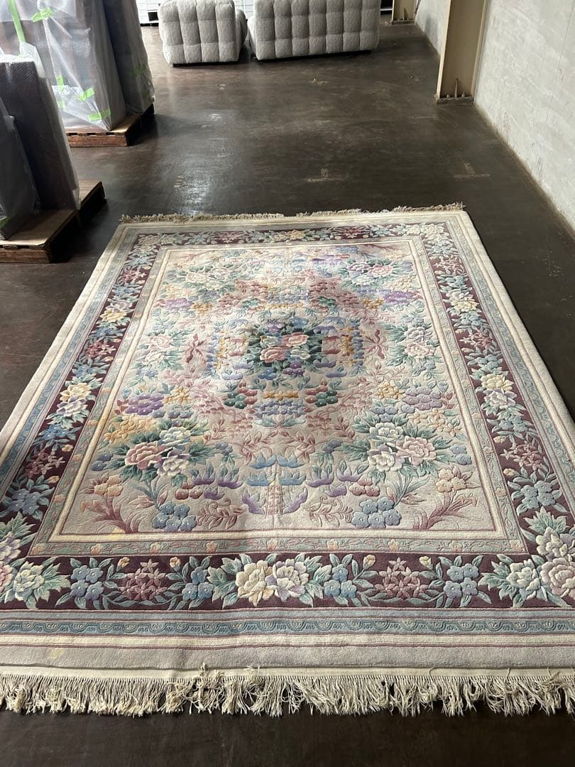 段通カーペット　ウール 手織り段通サイズ69×122cm | ラグマット・玄関マットの通販 DoTheSpace