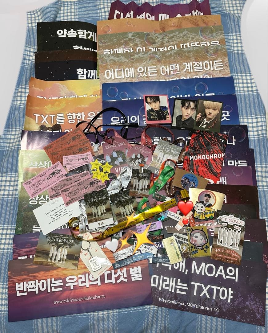 TXT 27公演分スローガンサノクまとめ売り スローガンまとめ（2024年） - TOMORROW X TOGETHER NOTE