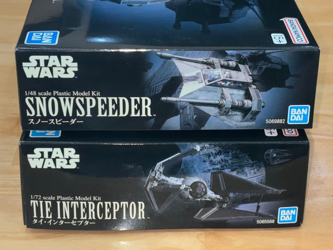 バンダイ スターウォーズ スノースピーダー タイインターセプター 2機