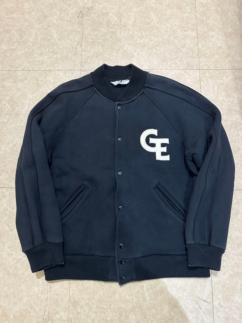 90s GOODENOUGH グッドイナフ スウェットスタジャン 黒 - メルカリ