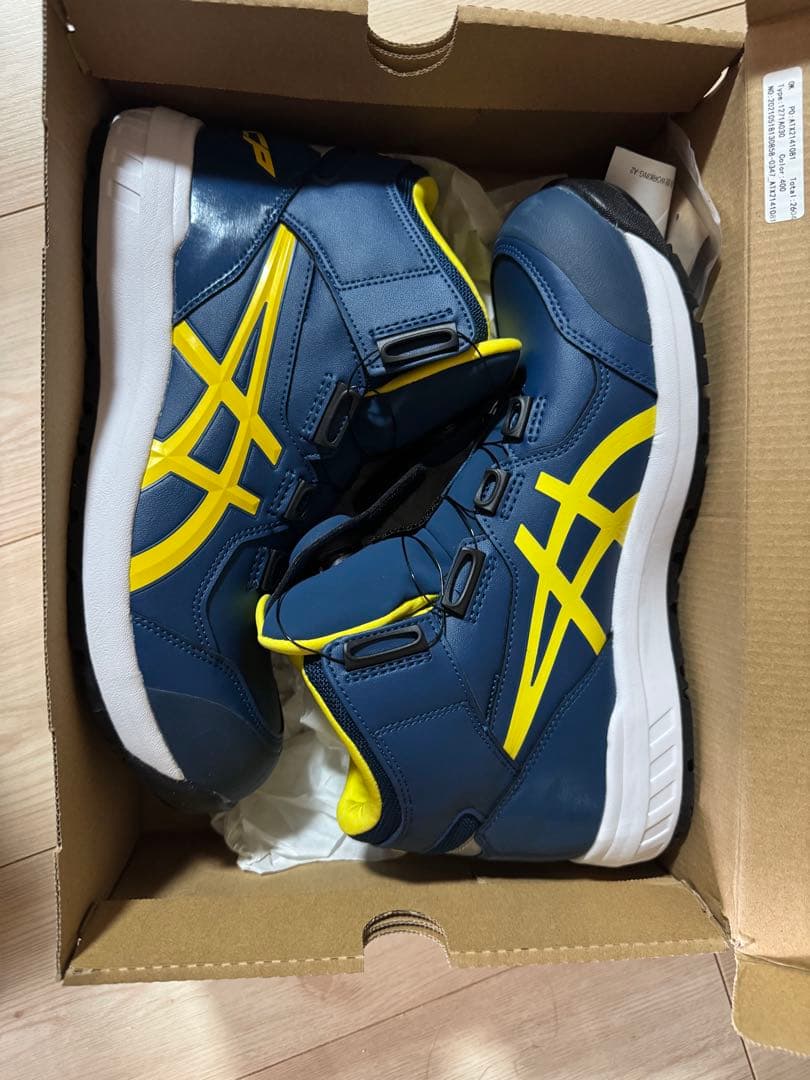 アシックス 安全靴 ハイカット 新品未使用 ASICS（アシックス） 安全靴 ハイカット CP214 TS Boa ウィンジョブ