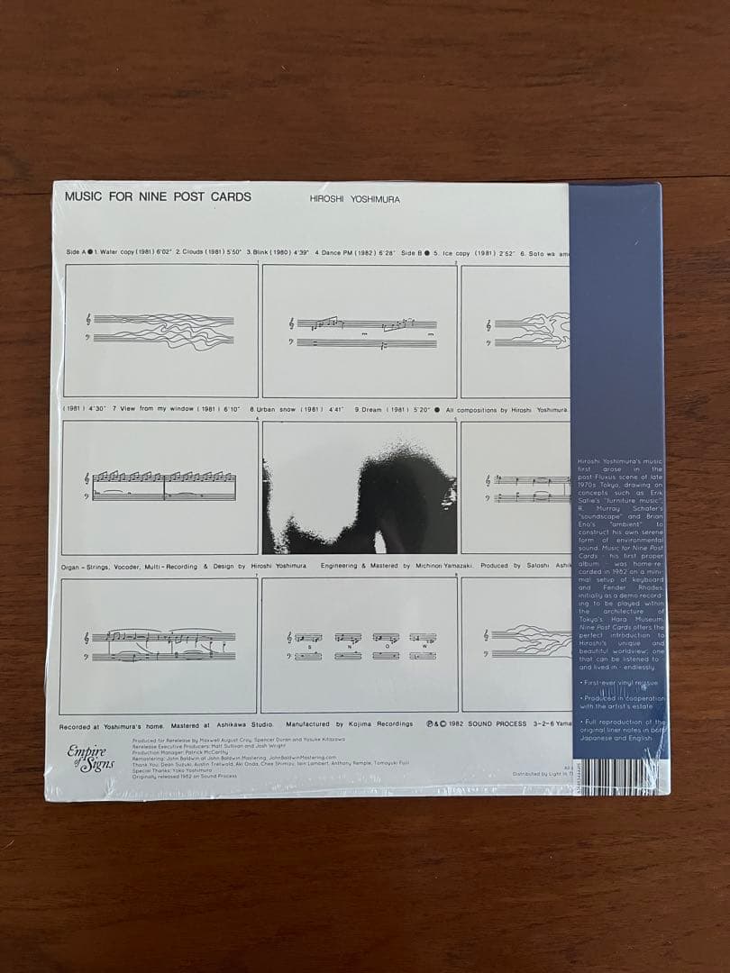 LP]吉村弘 ナイン・ポストカード /和製アンビエント 環境音楽 再発盤
