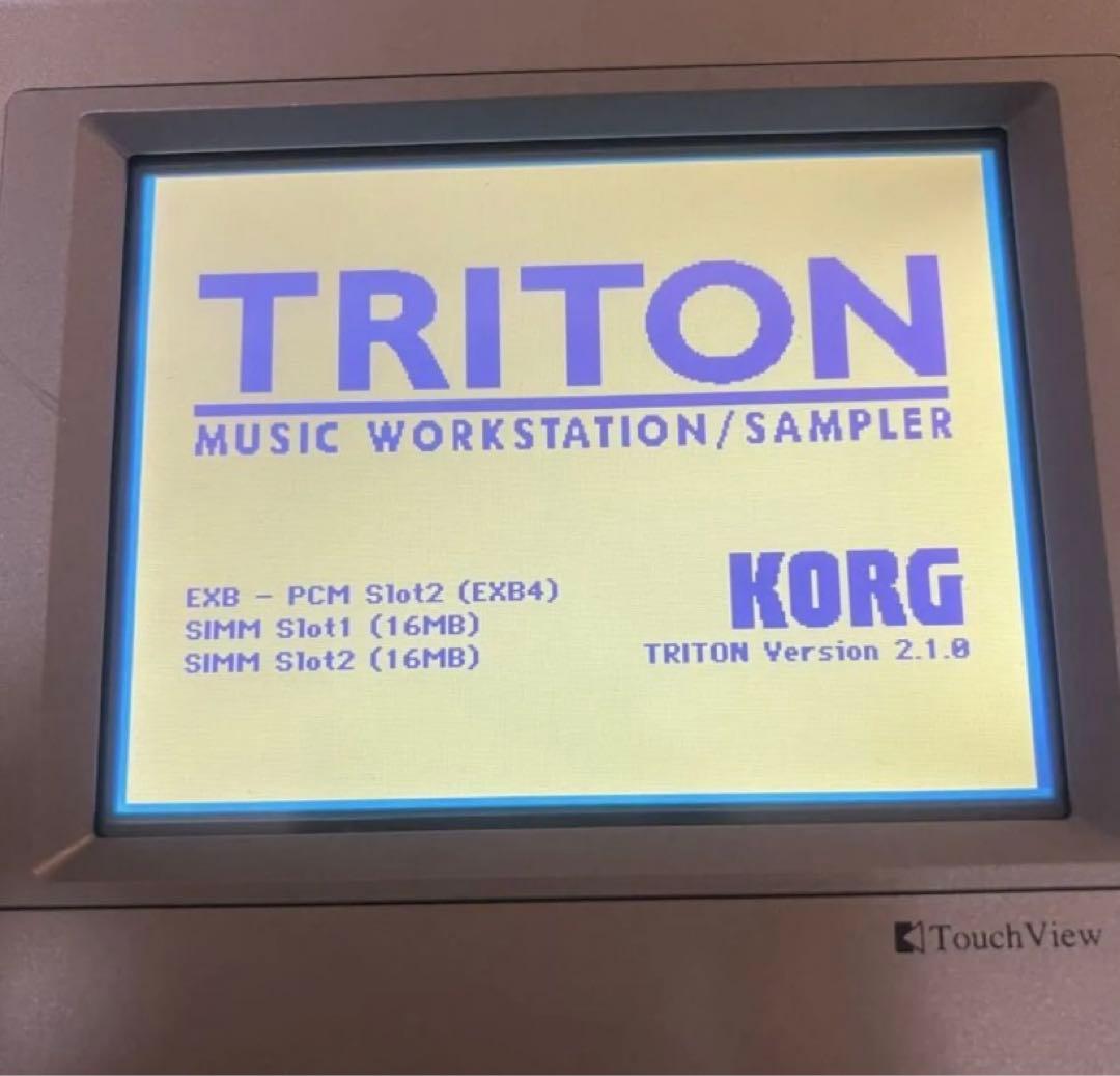 KORG TRITON シンセサイザー 音源モジュール EXB-PCM04搭載 - メルカリ