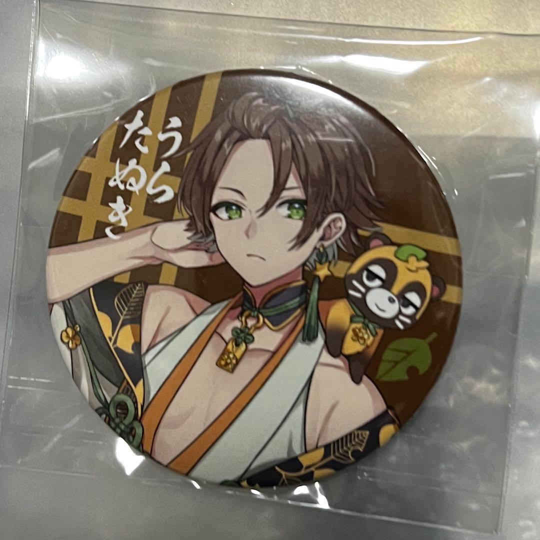 浦島坂田船 うらたぬき 缶バッジ 花や花 等身 2020 春ツアー缶バッジ