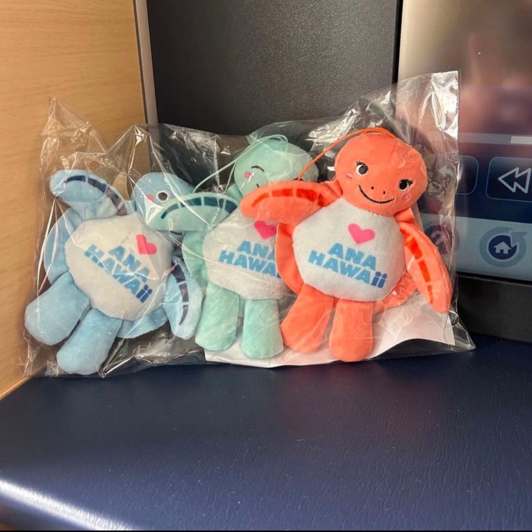 ANA フライングホヌ マスコット3件セット 機内販売 ぬいぐるみ - メルカリ
