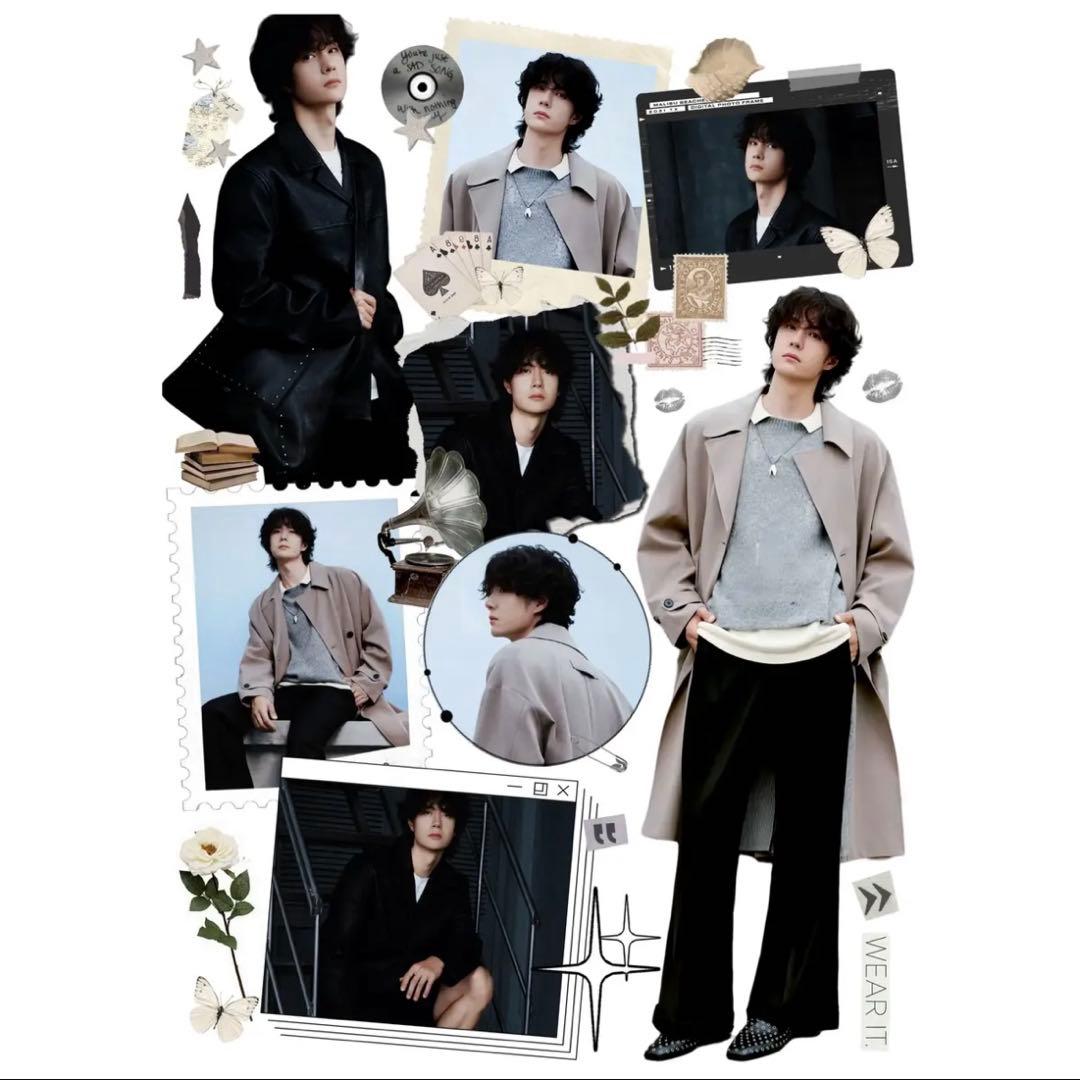 19×25cm 王一博 デザイン 転写耐油防水ステッカー 28枚 - メルカリ