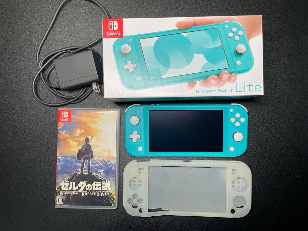 Nintendo Switch Lite ターコイズ ブレス オブ ザ ワイルド Nintendo Switch Lite (Turquoise) - Walmart.com