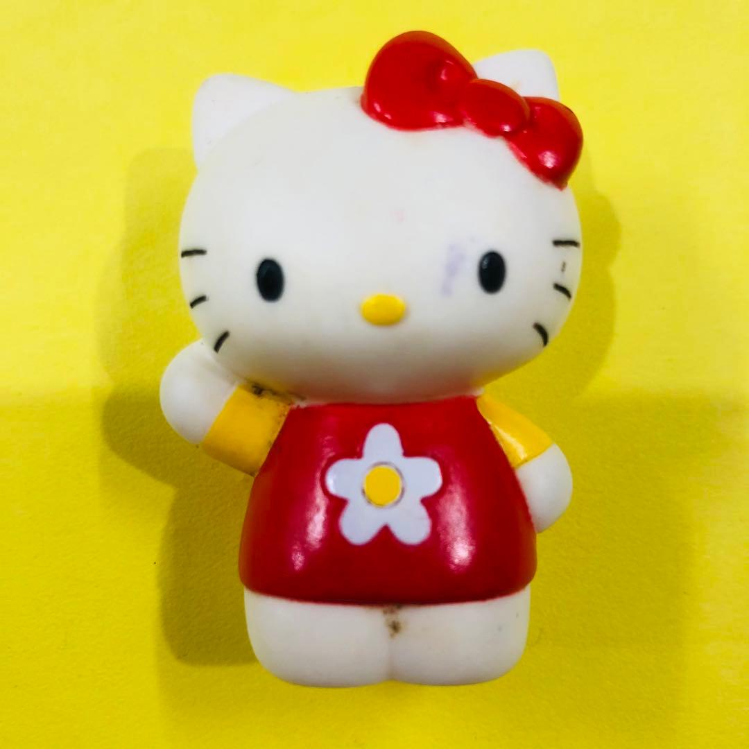 当時物 サンリオ ハローキティ ミミィ ソフビ 指人形 フィギュア4個