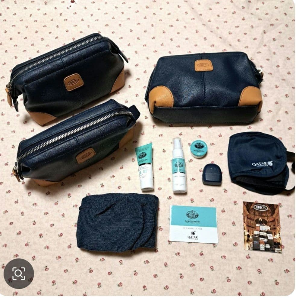 カタール航空ビジネスクラスアメニティ3個 - メルカリ