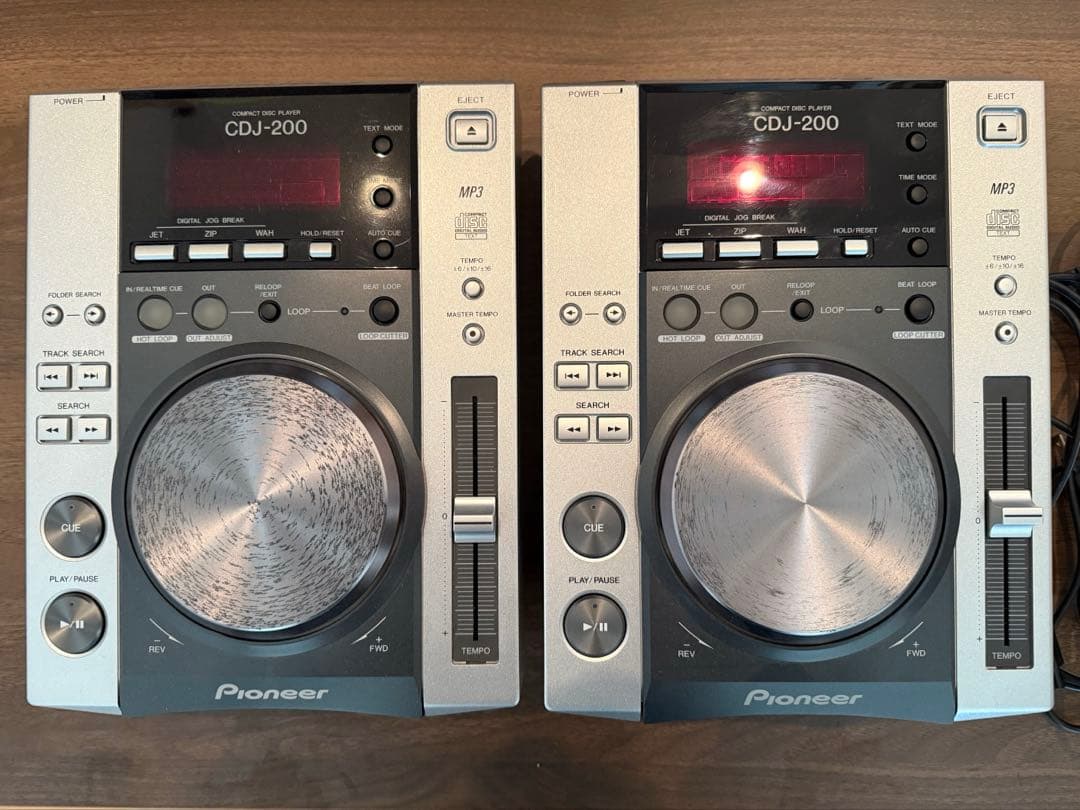 Pioneer パイオニア CDJ200 CDプレーヤー2台セット　送料込み 中古品】【2台セット】Pioneer/DJプレーヤー/CDJ-200 -DJ機材アナログ