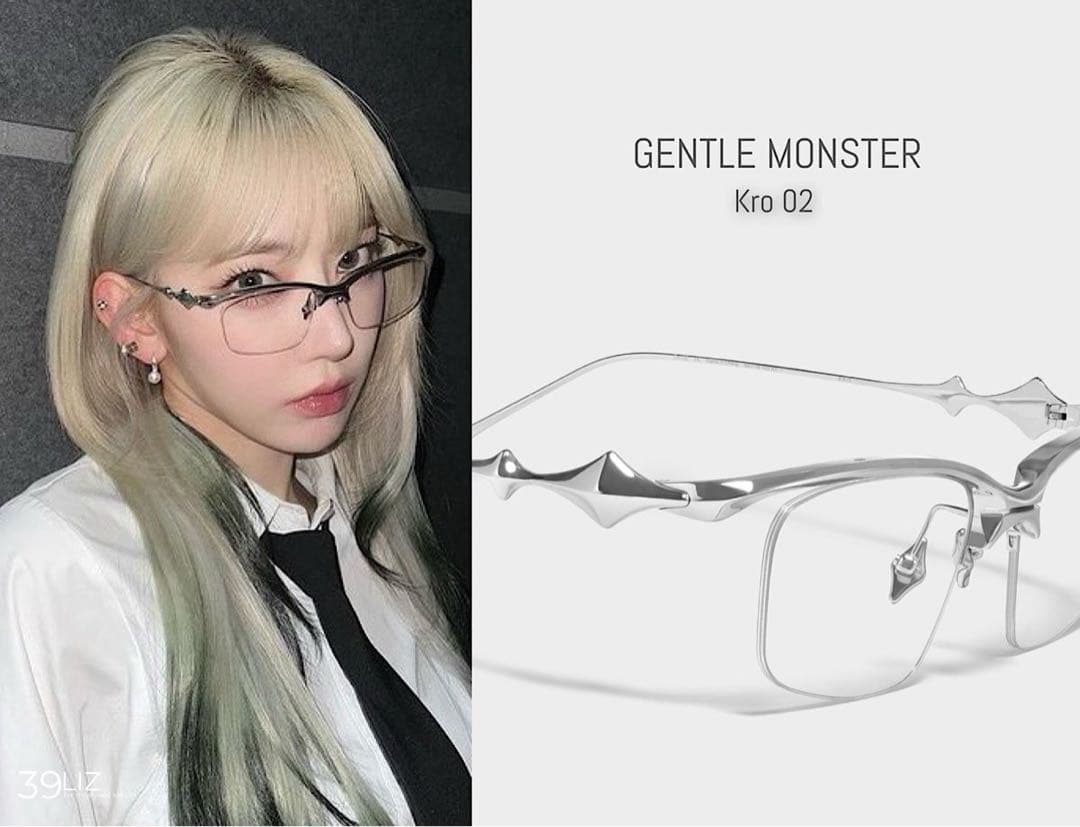 宮脇咲良着用 Gentle Monster Kro 02 リムレス - メルカリ
