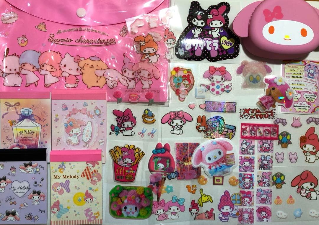 おすそ分けセット リオ系 マイメロ メモ帳4冊 バラシール - メルカリ