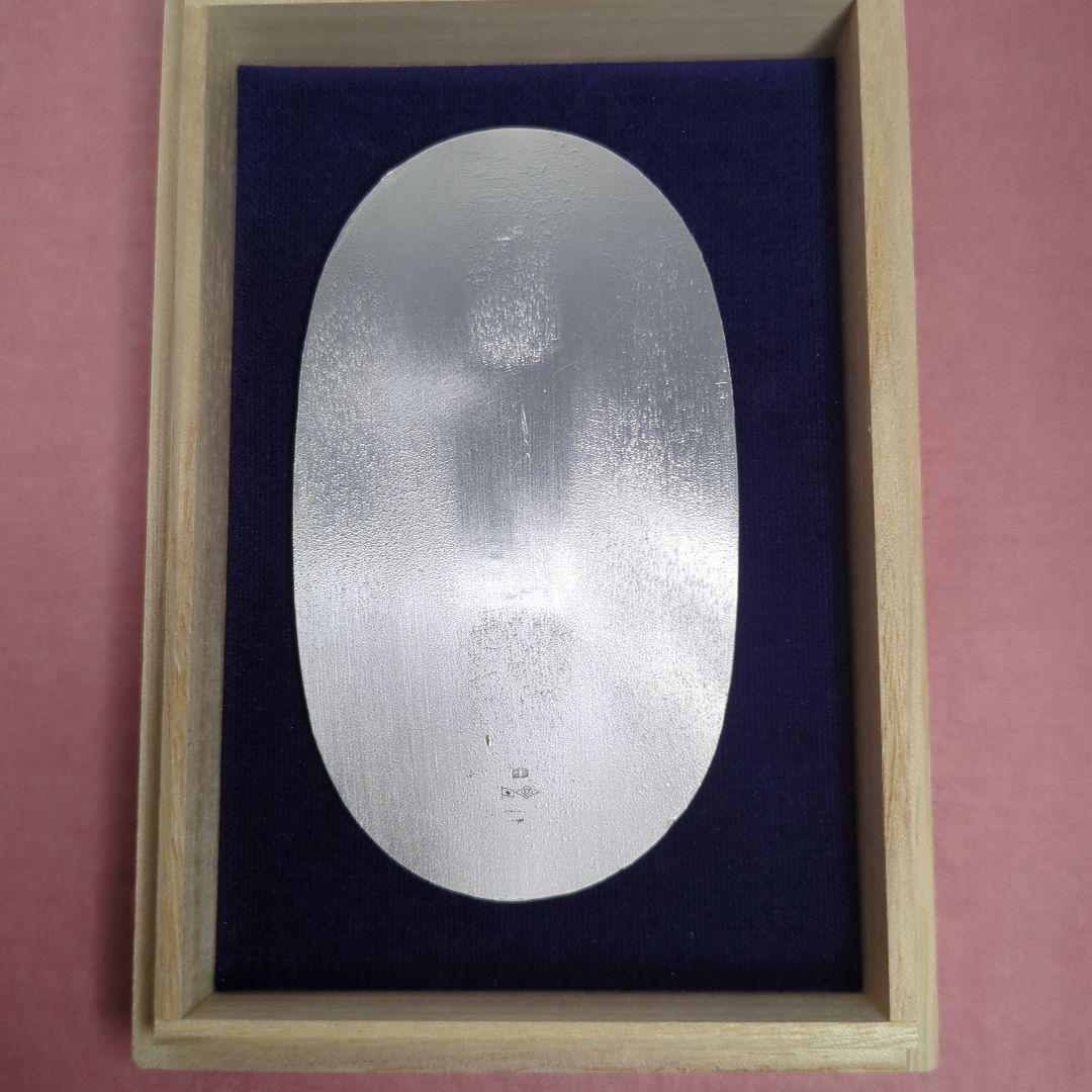 桐箱入純銀造幣局刻印入小判「天保五両判」デザイン純銀小判100g×2