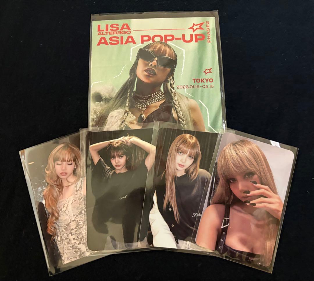 LiSA ポップアップ グッズ購入特典 5点 フォトカード BLACKPINK - メルカリ