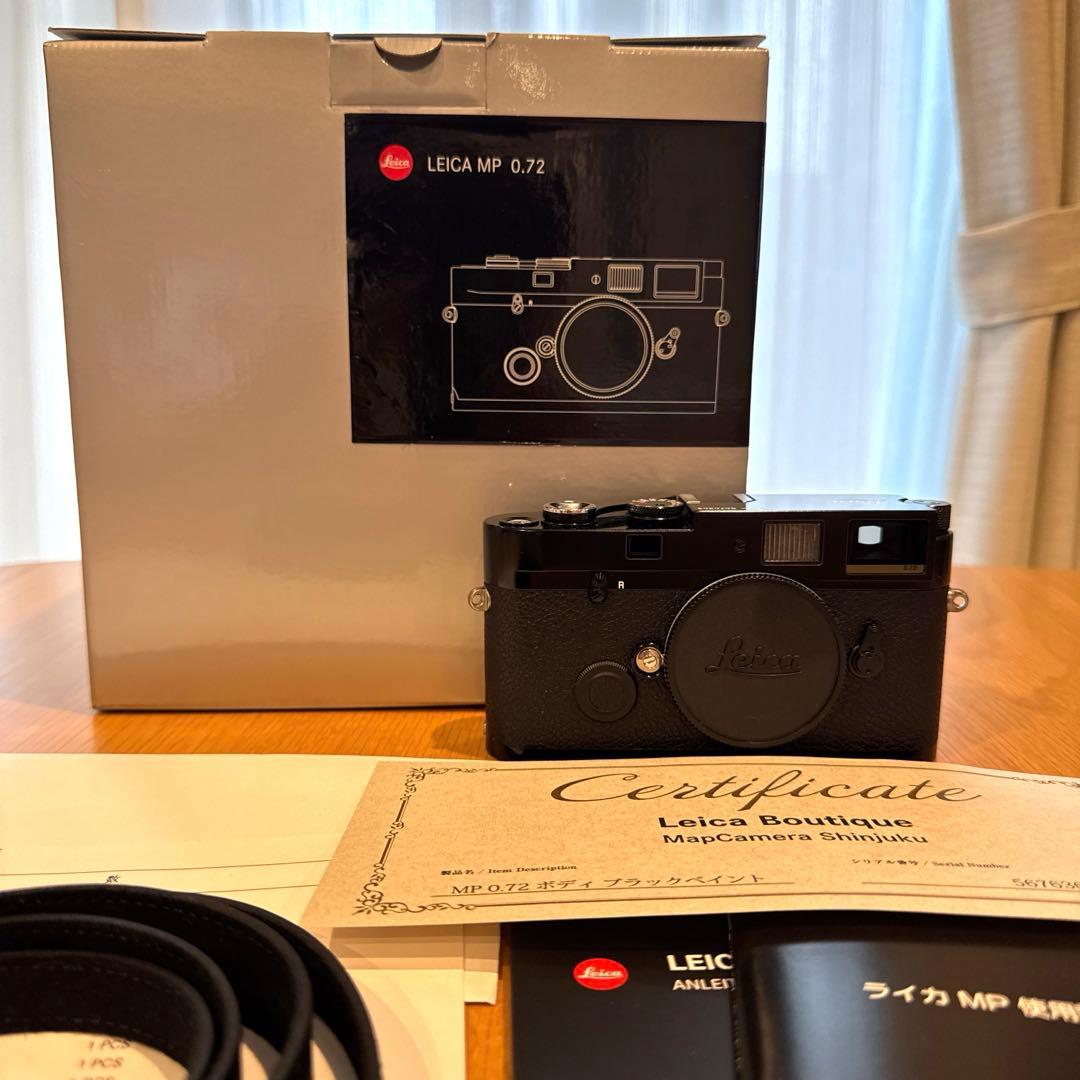 【整備済】Leica MP 0.72 ブラックペイント Leica MP - Black (0.72) - Leica Store Miami