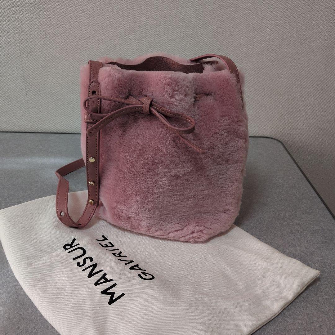 ✿マンサーガブリエル✿SHEARING MINI BUCKETバッグ 新品未使用 MANSUR GAVRIEL Vegetable tanned Leather Mini Bucket Bag / マンサー