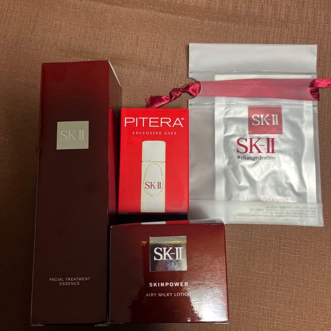 SK-2のフェイシャルトリートメントエッセンスとスキンパワーエアリーとサンプル フェイシャル トリートメント エッセンス & スキンパワー クリーム