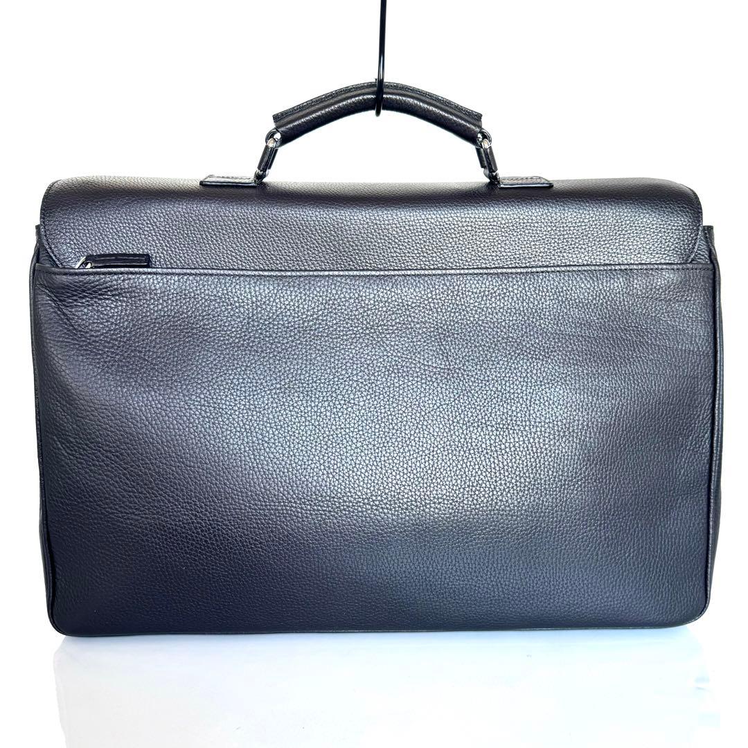 値引不可】カルティエ サントス ビジネスバッグ レザー ダークブラウン