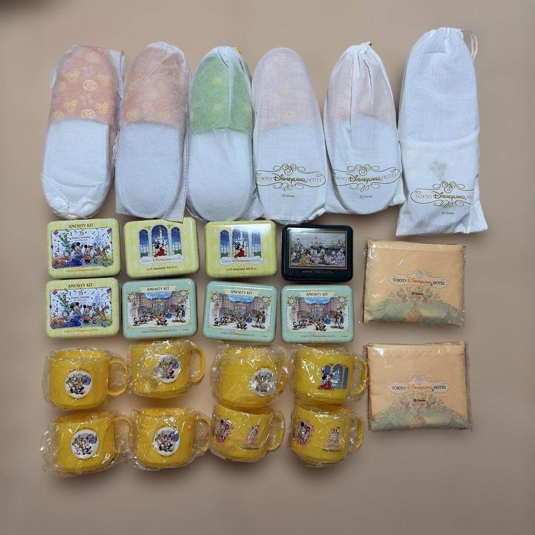ディズニーランドホテル アメニティセット コップ アメニティ缶