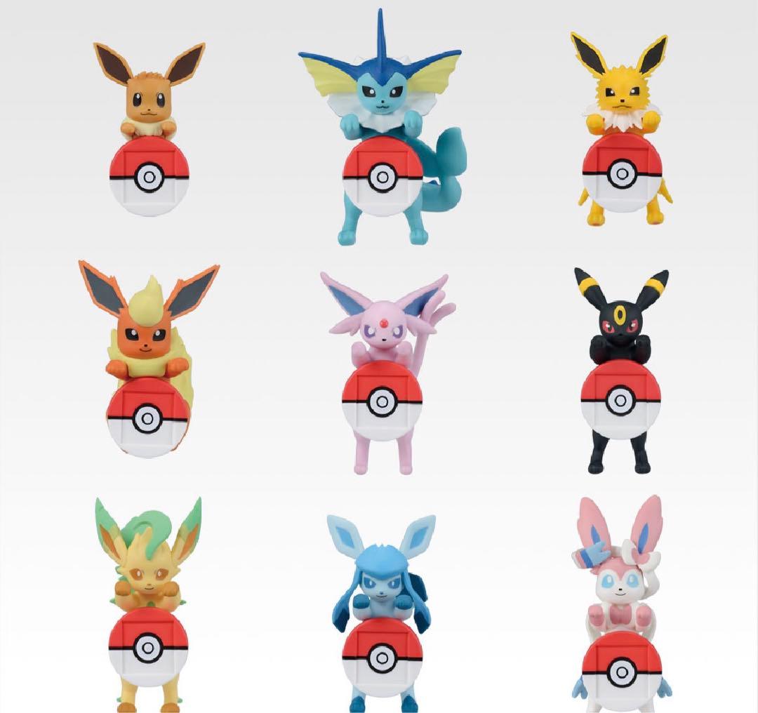 一番くじポケモンF賞 街歩きちらりんフレンズ 全9種コンプリート