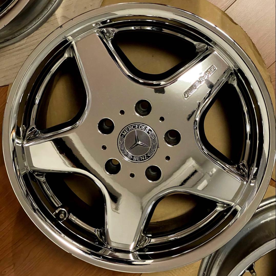 Gクラス純正ホイール　クローム加工品 AMG 4本　8.5Jx18+48