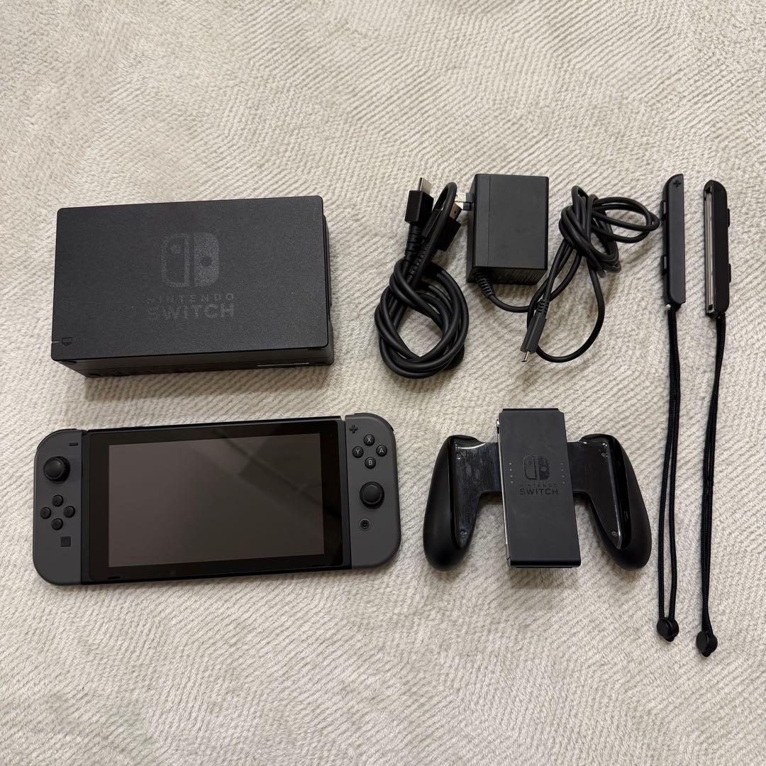 Nintendo Switch 本体セット 箱なし グレー 箱無し】Nintendo Switch グレー 周辺機器セット - メルカリ