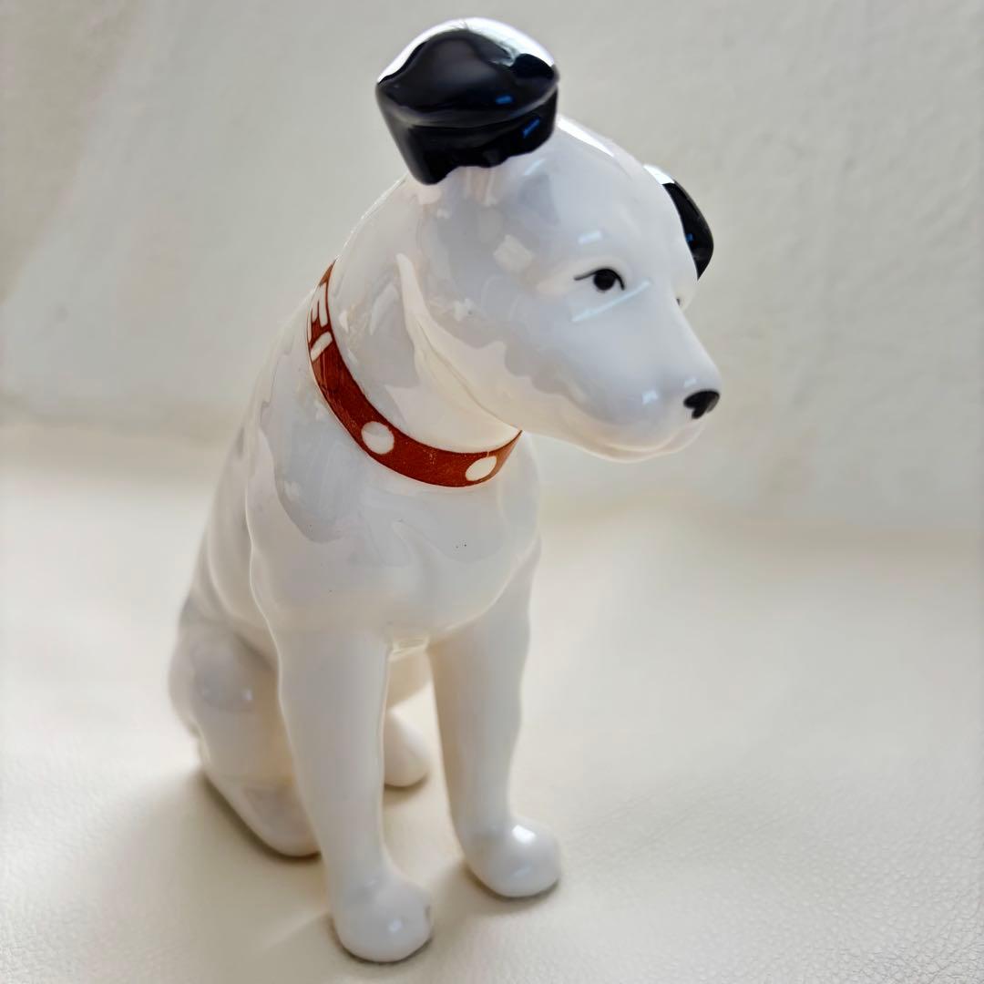 ✨ 希少 昭和レトロ Victor ビクター犬 ニッパーくん 陶器製 置物