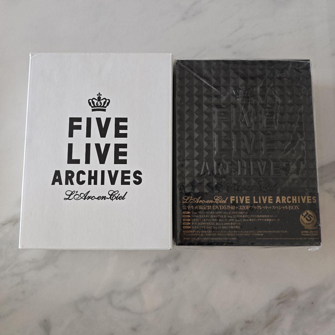 L'Arc～en～Ciel DVD 豪華FIVE LIVE Set - メルカリ