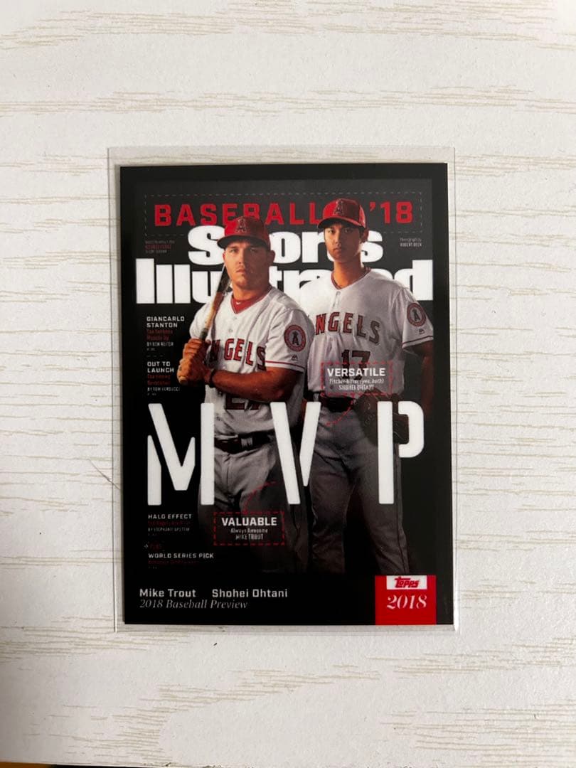 大谷翔平 マイク・トラウト MVPカード - メルカリ