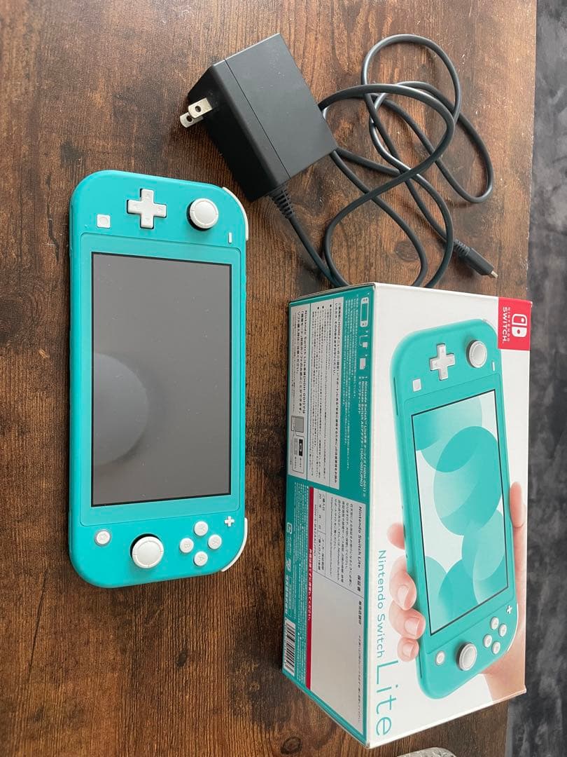 Nintendo Switch Lite ターコイズ 本体とACアダプター付きの通販はau