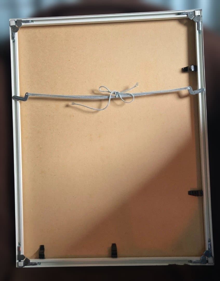 新品直筆絵画『原マスミ／Tシャツ』豪華（大衣）額付