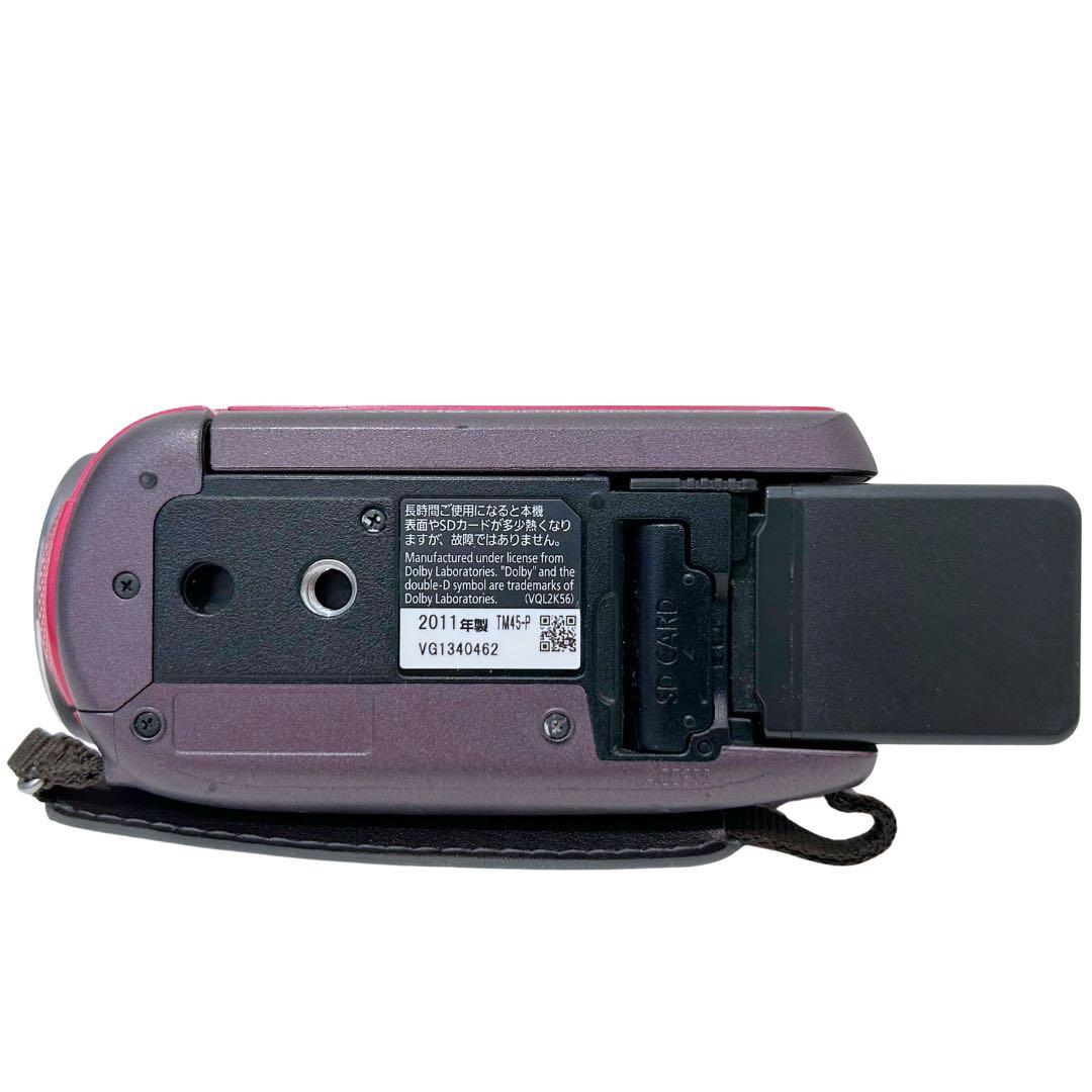 美品】Panasonic HDC-TM45 レッド／ビデオカメラ32 GB内蔵 - メルカリ