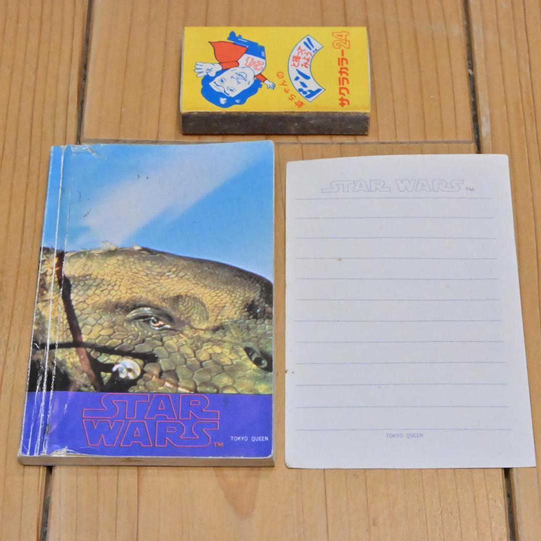 新古品】スターウォーズ 昭和50年製ミニノート メモ帳TOKYO QUEEN製