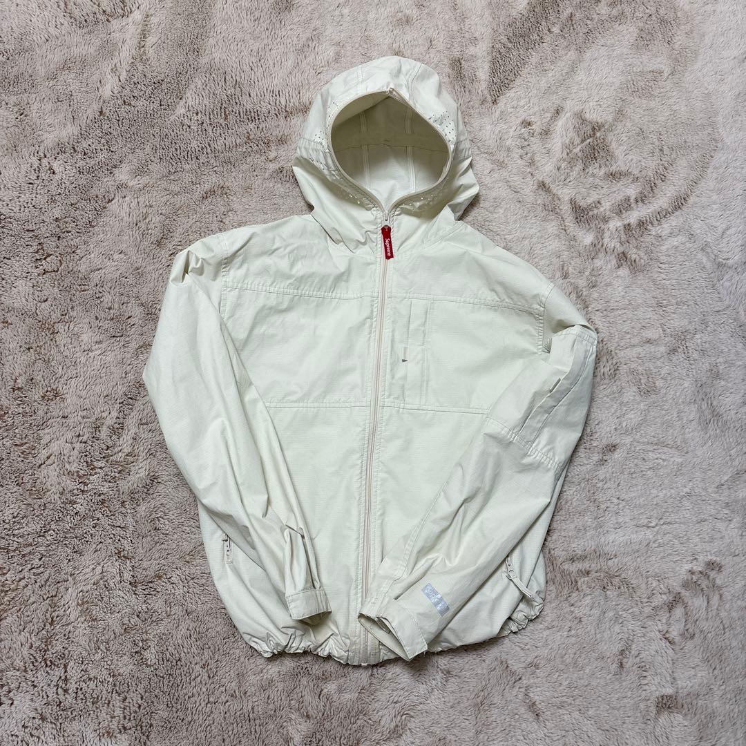 Supreme フード付きナイロンジャケット ホワイト 楽天市場】Supreme シュプリーム ジャケット リップストップ ナイロン
