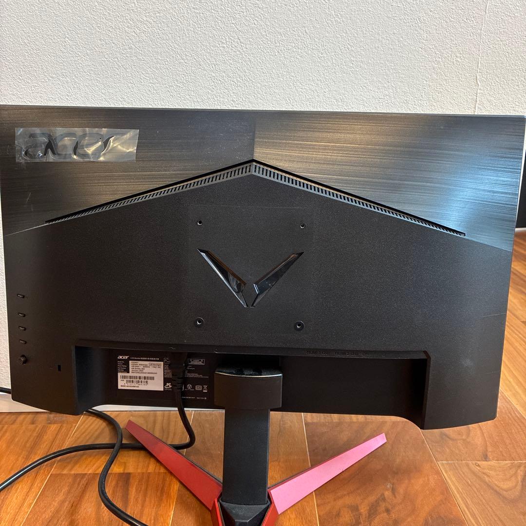 acer モニター 本体 赤黒スタンド
